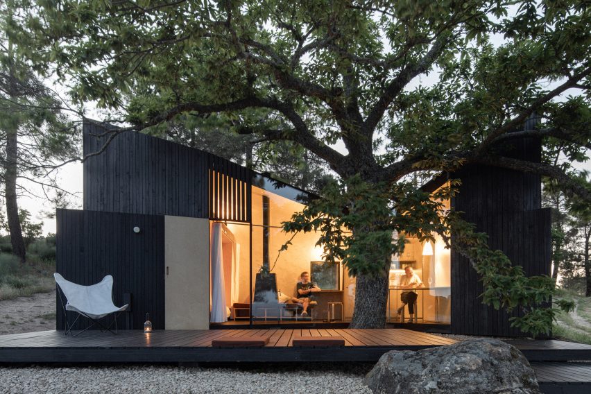 Exterior of Chestnut House by João Mendes Ribeiro