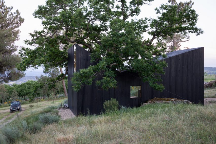 Exterior of Chestnut House by João Mendes Ribeiro