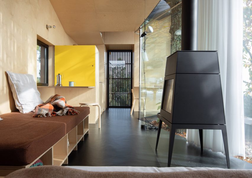 Interior of Chestnut House by João Mendes Ribeiro