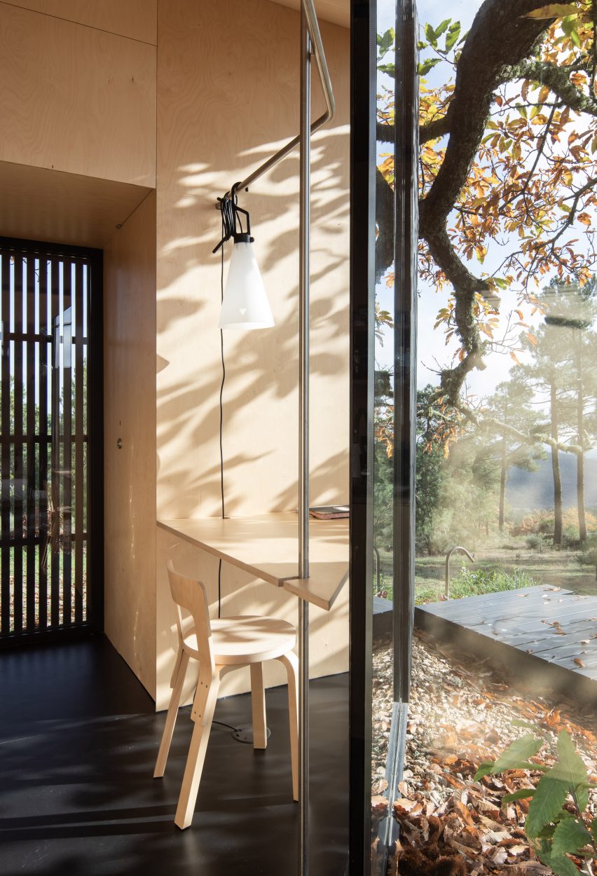 Interior of Chestnut House by João Mendes Ribeiro
