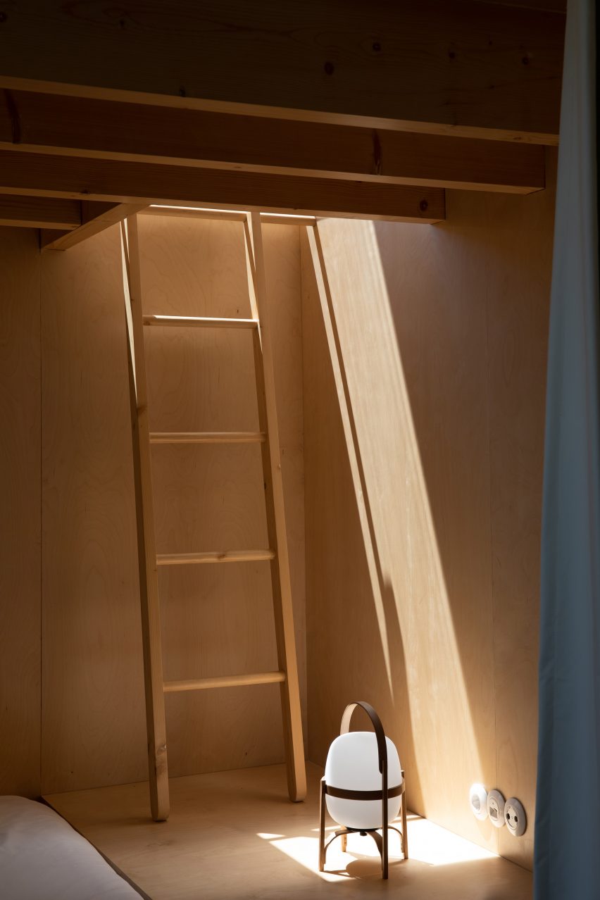 Interior of Chestnut House by João Mendes Ribeiro