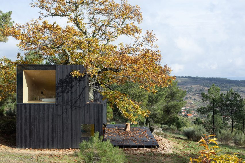 Exterior of Chestnut House by João Mendes Ribeiro