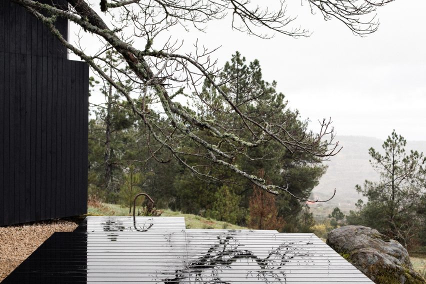 Exterior of Chestnut House by João Mendes Ribeiro