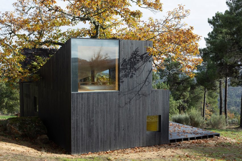 Exterior of Chestnut House by João Mendes Ribeiro