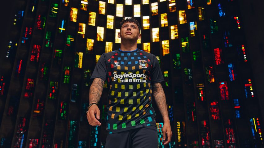 Coventry Cathedral football kits
