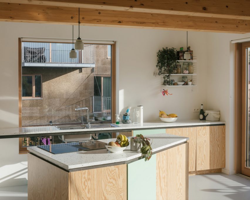 Interior of De Sijs co-housing by Officeu Architects