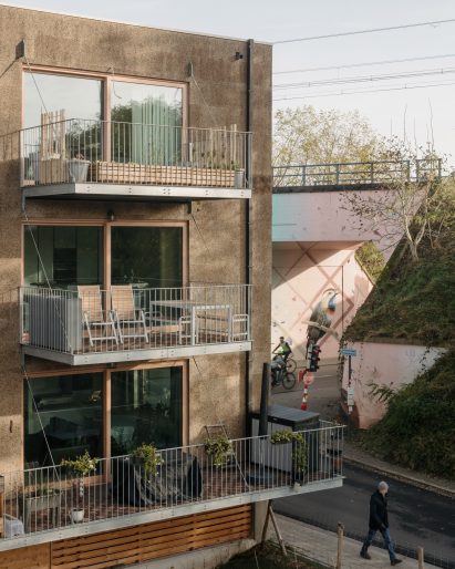 Cork facade De Sijs by Officeu Architects
