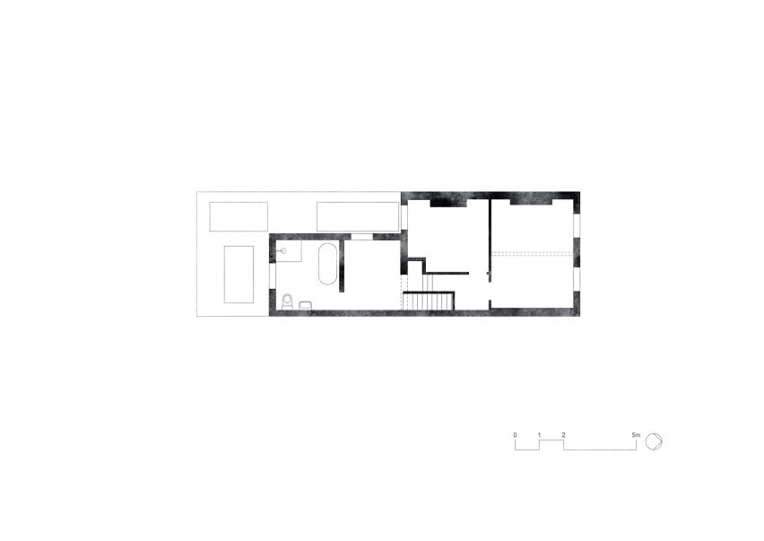 First floor plan of Magpie House