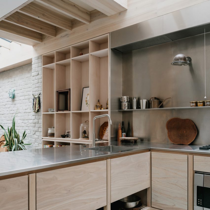 Interior of Magpie House extension by DGN Studio
