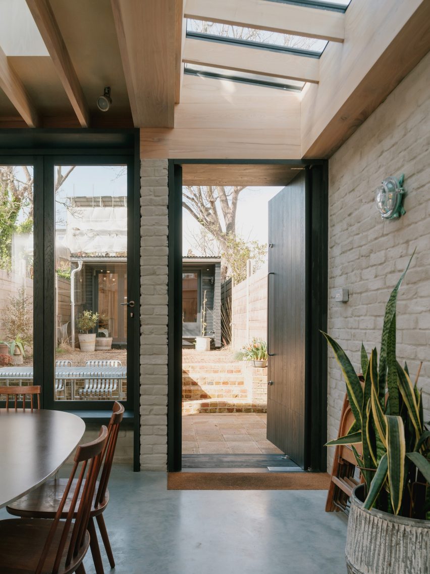 Interior of Magpie House extension by DGN Studio