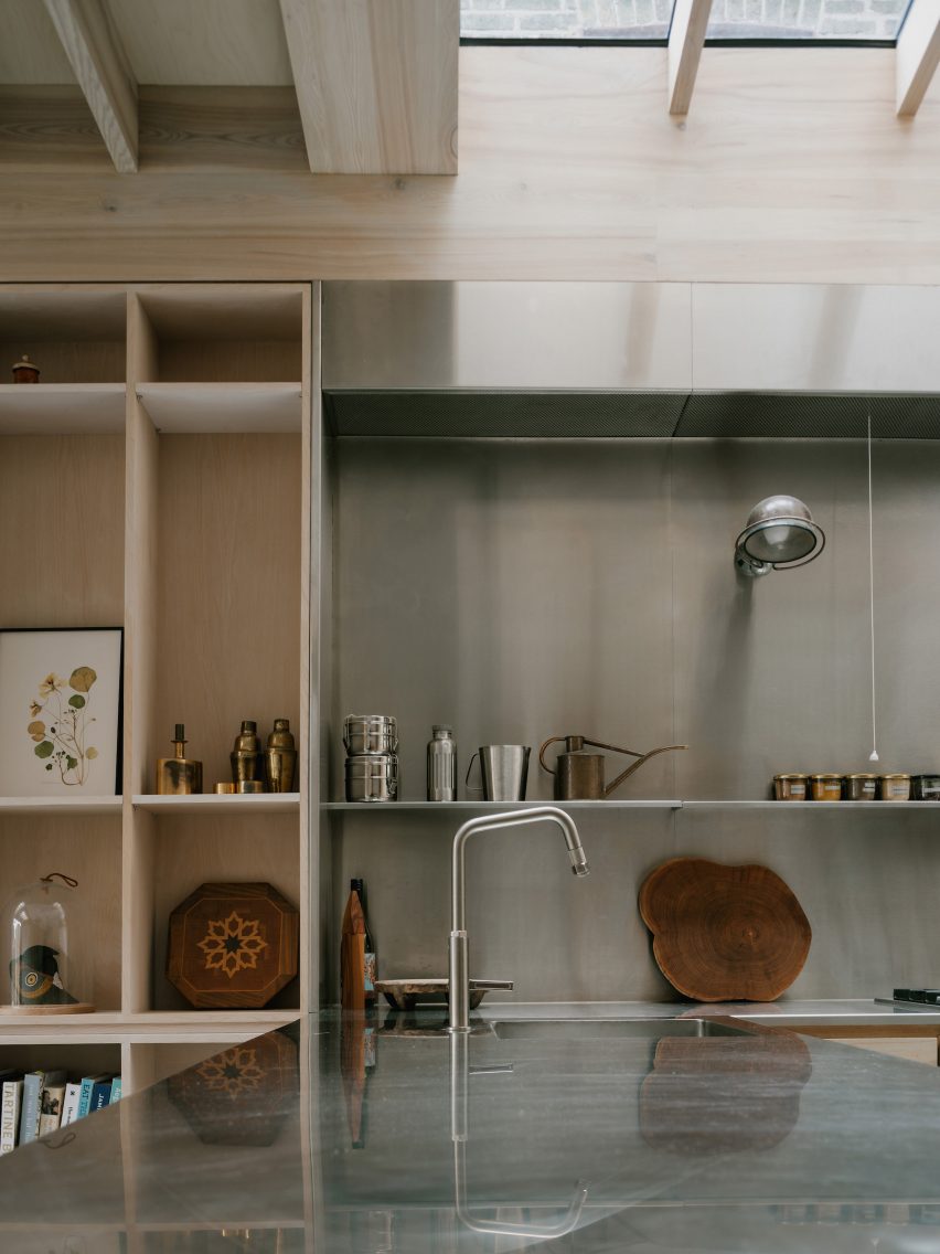 Interior of Magpie House extension by DGN Studio
