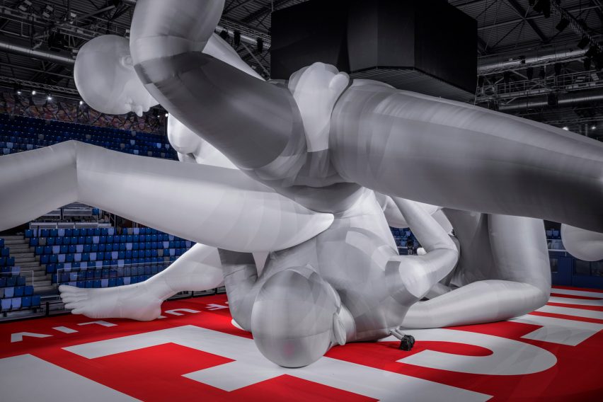 Studio Dennis Vanderbroeck erects world's largest inflatable sculpture for Diesel Spring Summer 2023 show