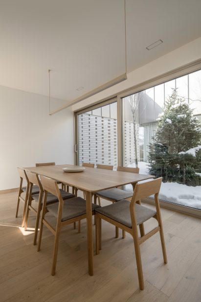 Courtyard in Montreal home