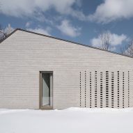 Montreal home with grey brick