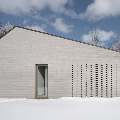 Montreal home with grey brick