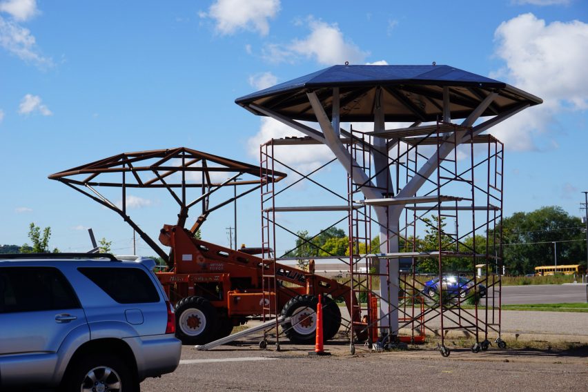 Ecacia prototype being constructed