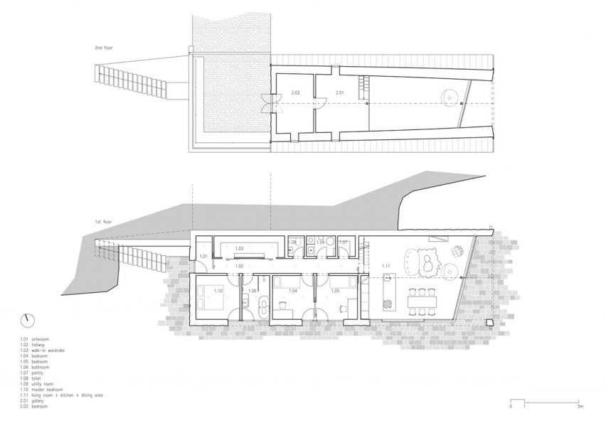 Floor plans of house