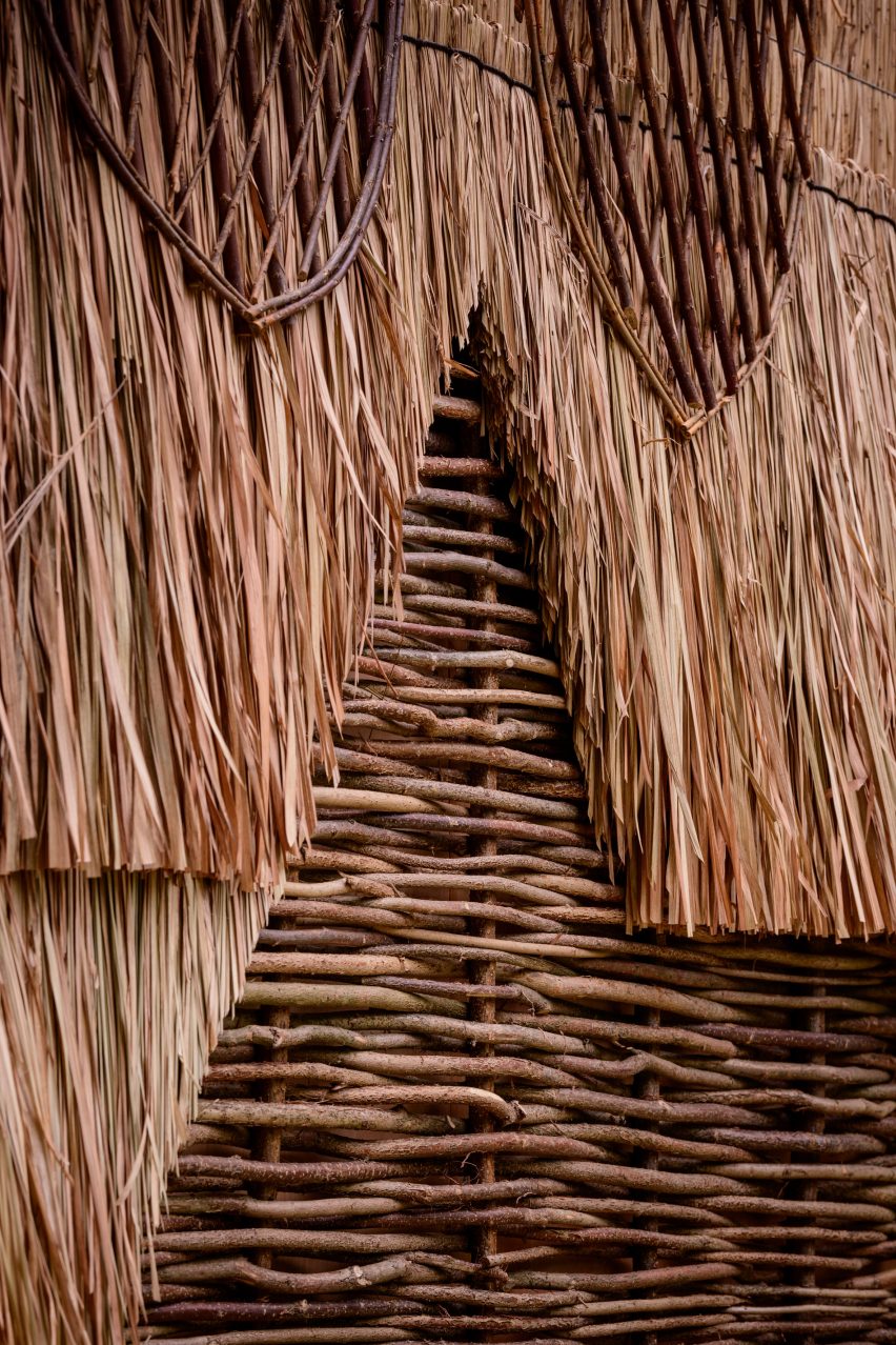 False Banana Pavilion by Flea Folly Architects