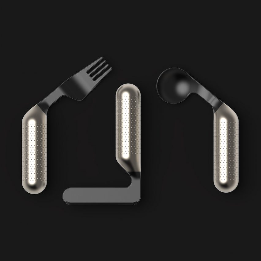 Adaptive cutlery in different shapes