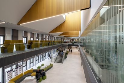 Interior of Forth Valley College in Falkirk