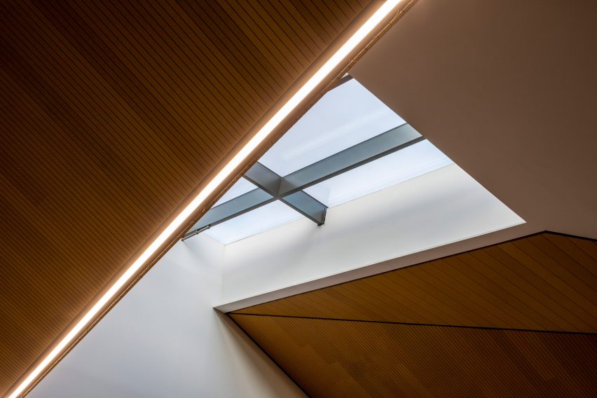 Interior of Forth Valley College by Reiach and Hall Architects