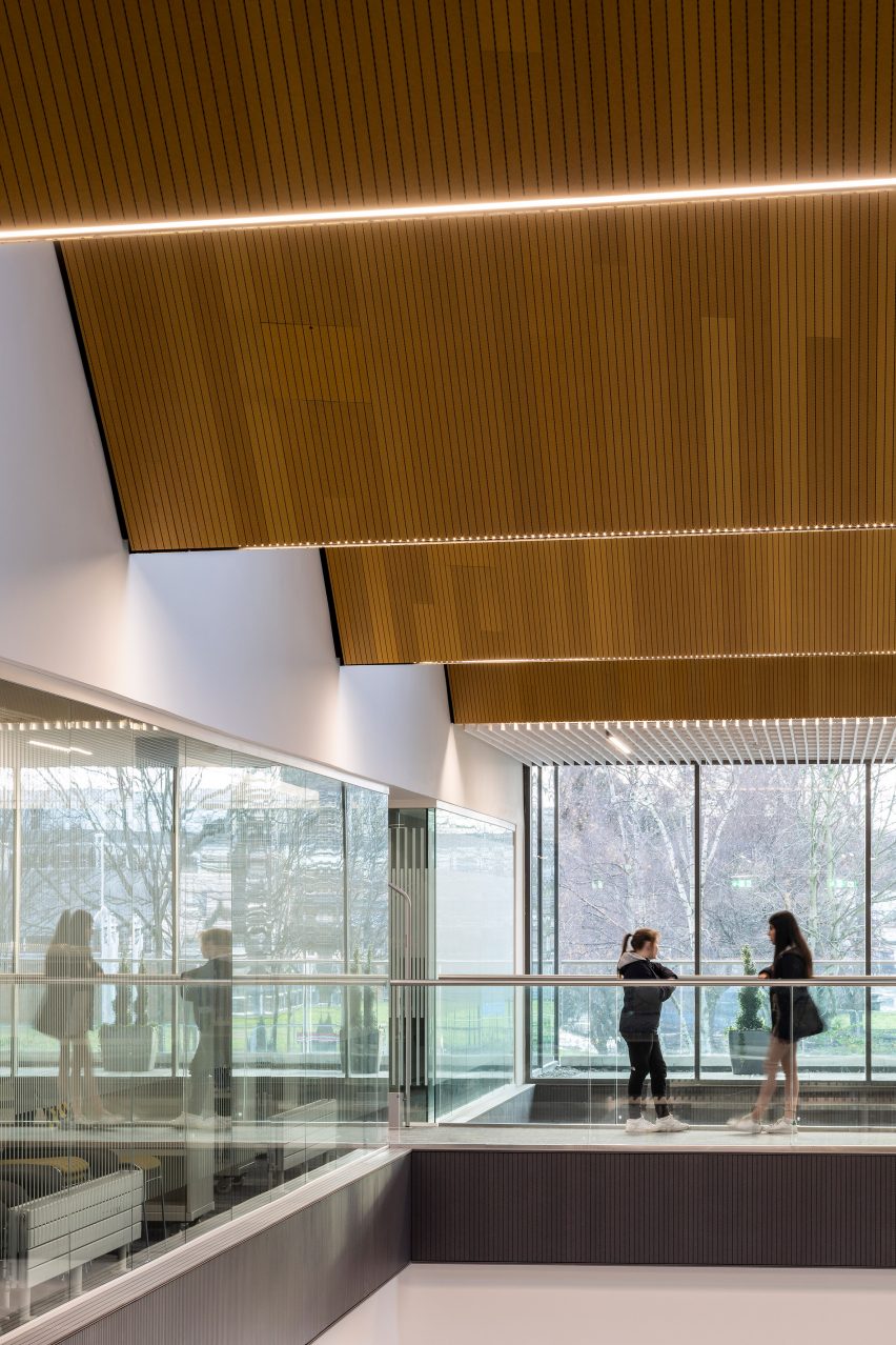 Interior of Forth Valley College by Reiach and Hall Architects