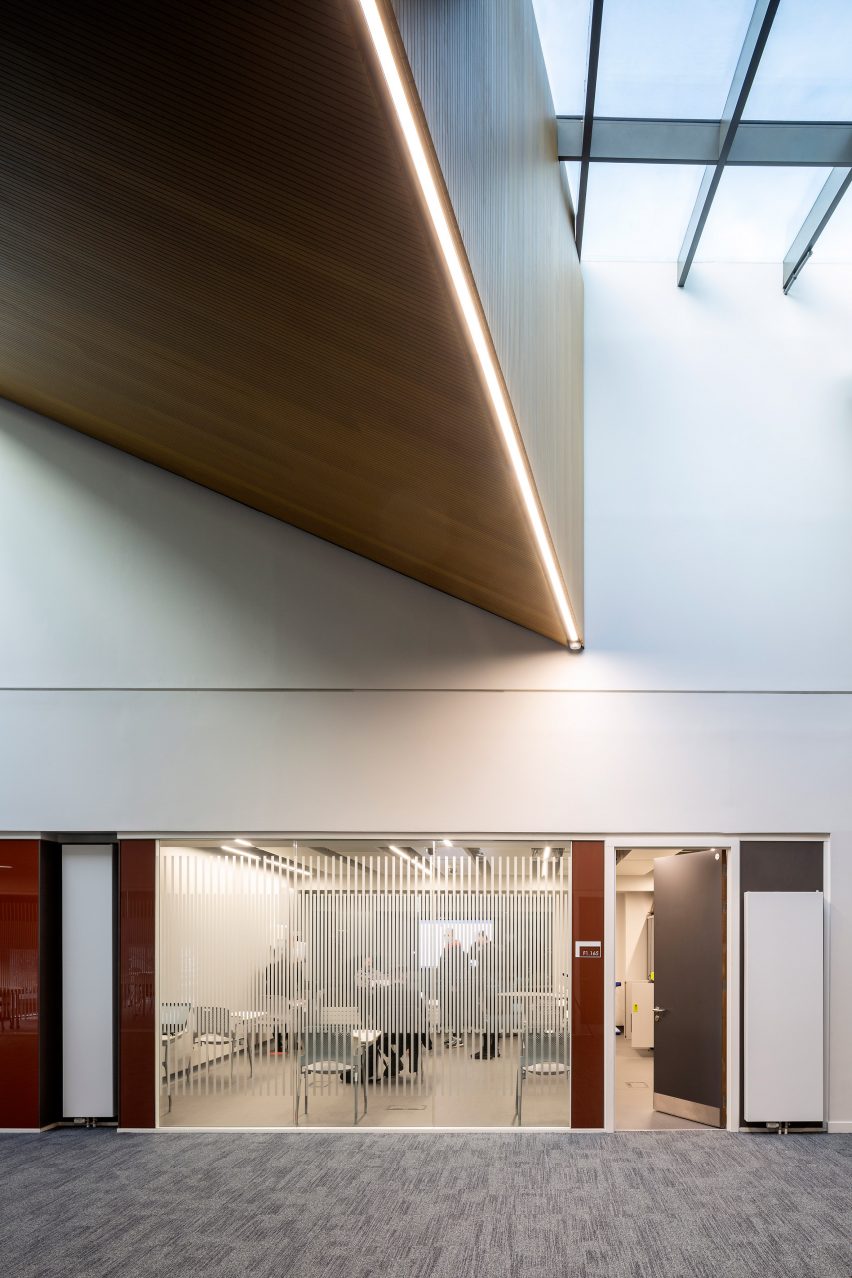 Interior of Forth Valley College by Reiach and Hall Architects