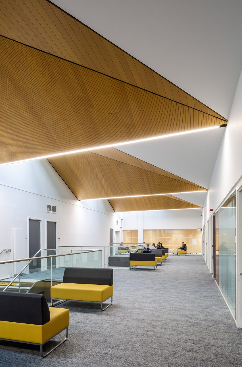 Interior of Forth Valley College by Reiach and Hall Architects