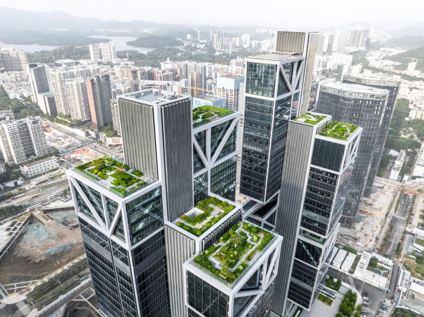 Foster + Partners completes DJI headquarters with cantilevered drone labs