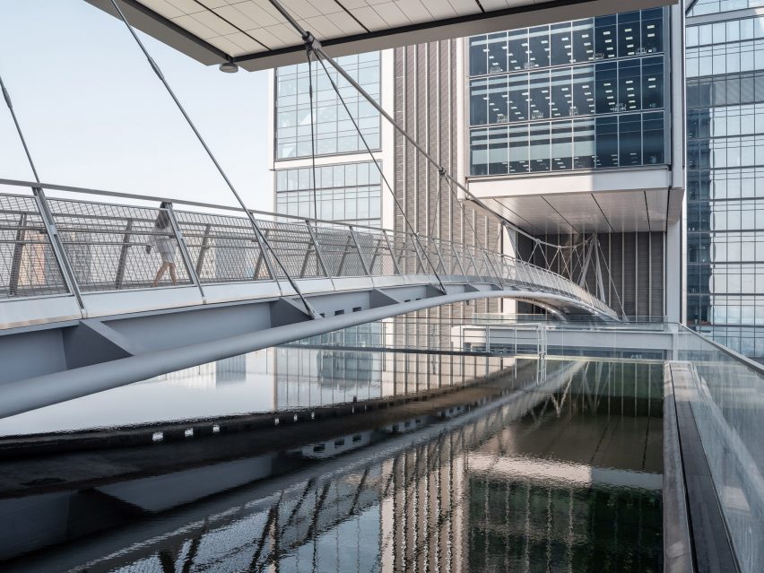 Foster + Partners completes DJI headquarters with cantilevered drone labs