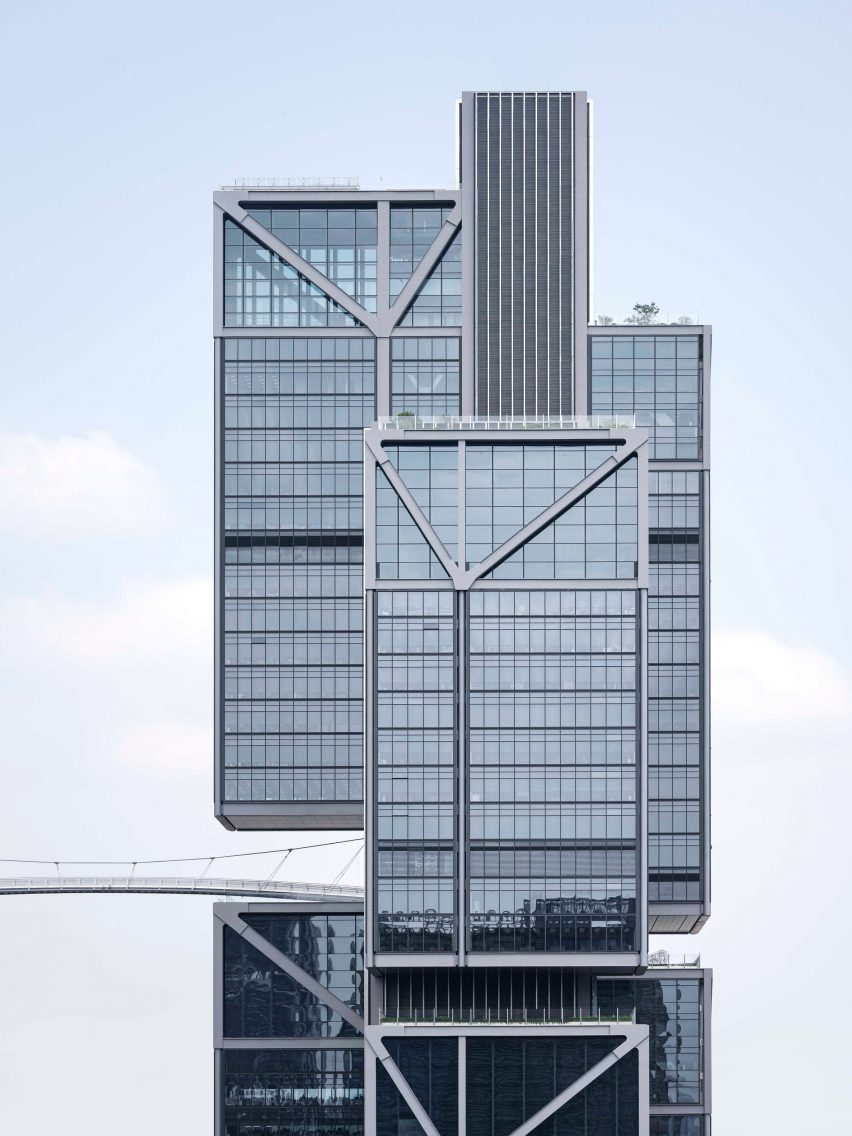 Foster + Partners completes DJI headquarters with cantilevered drone labs