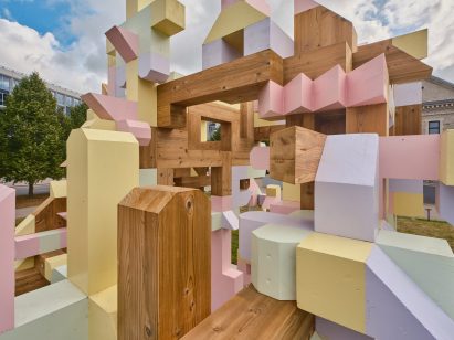 Detail photo of Fungible Non-Fungible Pavilion at TAB 2022