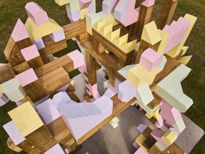 Detail photo of Fungible Non-Fungible Pavilion at TAB 2022