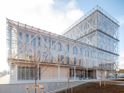 Exterior image of the Caisse d'Epargne Bourgogne Franche Comté Headquarters