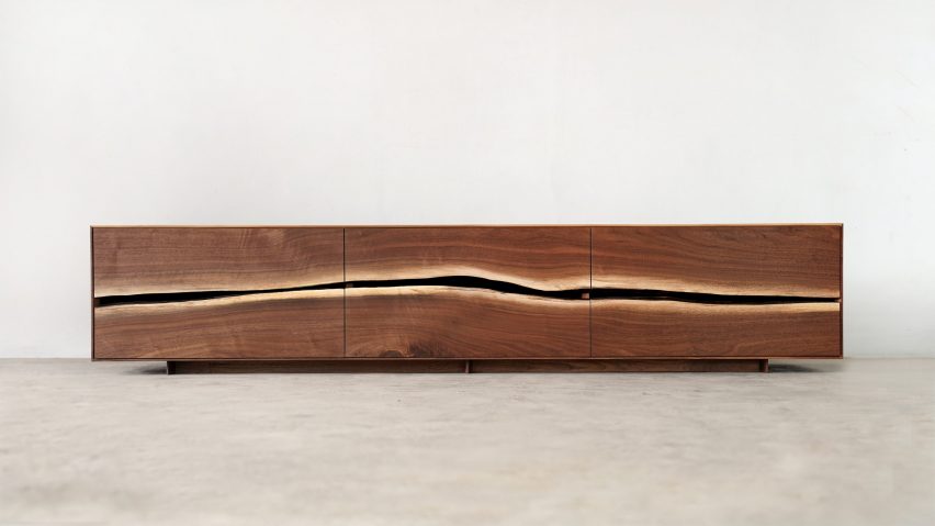 Live Edge TV stand by Kobeomsuk Furniture