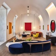 Vaulted villa inside Holly Hunt's LA showroom