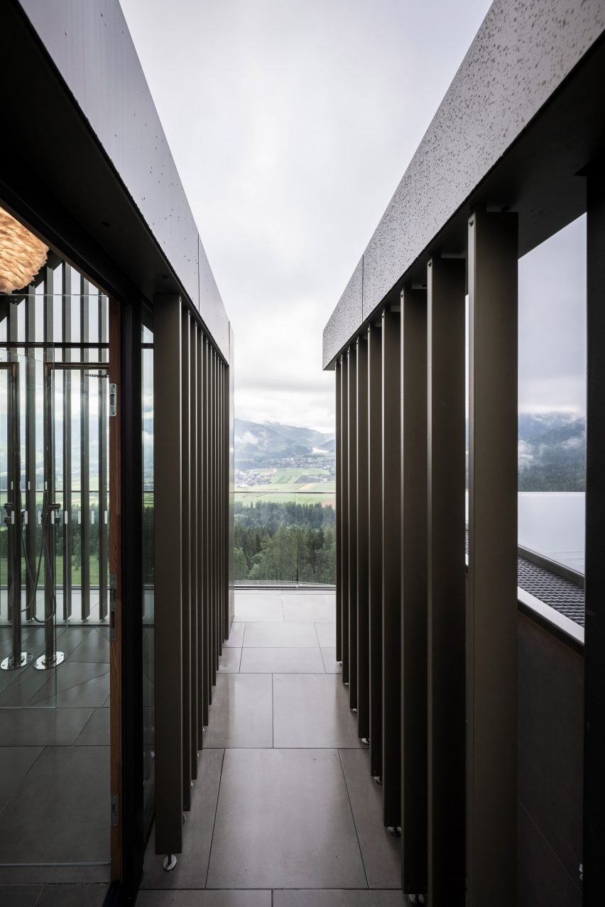 Exterior of Hub of Huts by NOA at Hotel Hubertus