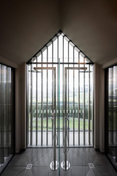 Interior of Hotel Hubertus wellness area by NOA