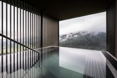 Indoor pool by NOA in South Tyrol