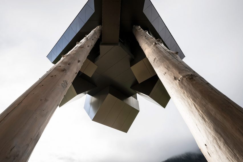 Exterior of Hub of Huts by NOA at Hotel Hubertus