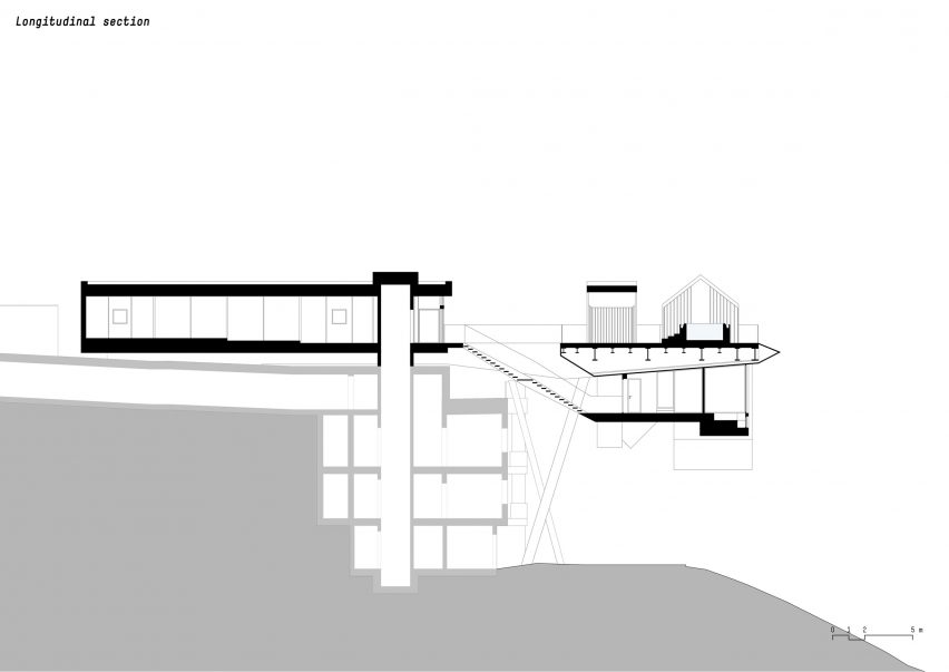 Section of Hub of Huts by NOA at Hotel Hubertus