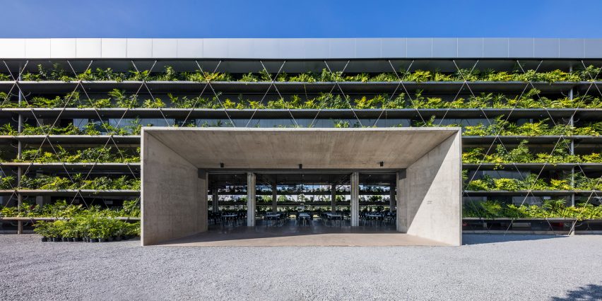Exterior of Jakob Factory by G8A Architects and Rollimarchini Architects