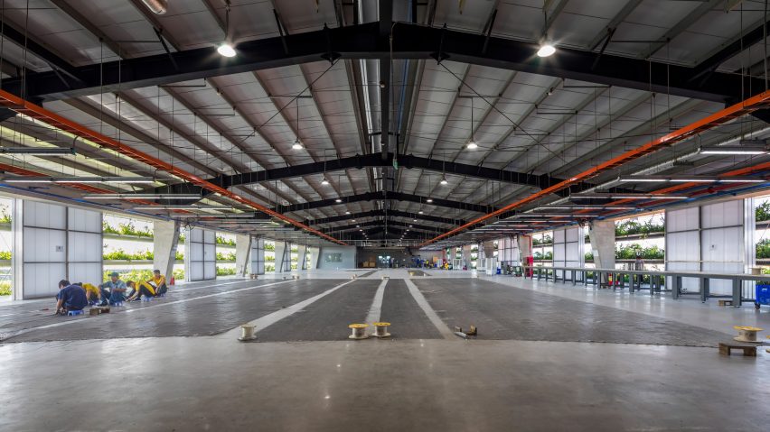 Interior of Jakob Factory by G8A Architects and Rollimarchini Architects