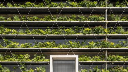 Facade of Jakob Factory by G8A Architects and Rollimarchini Architects