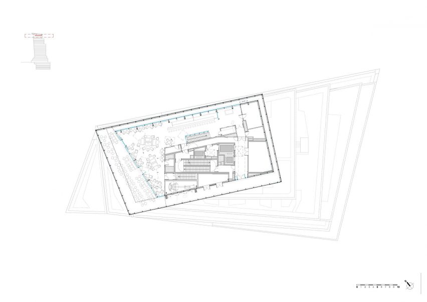 Duo skyscraper by Ateliers Jean Nonsuvel pla