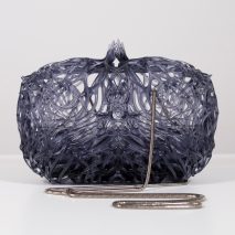 Midnight blue Kelp Mini Clutch by JK3D
