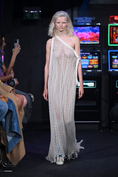A hammock was reinterpreted as a dress