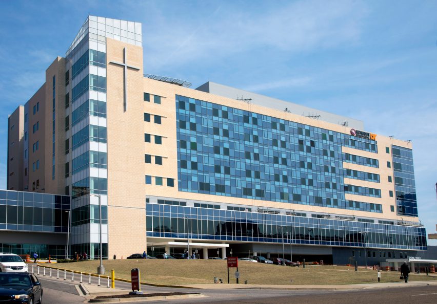 Shorb Tower at Methodist University Hospital in Memphis, Tennessee