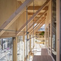 First floor, Light-Filled Stair Hall by Kiri Architects