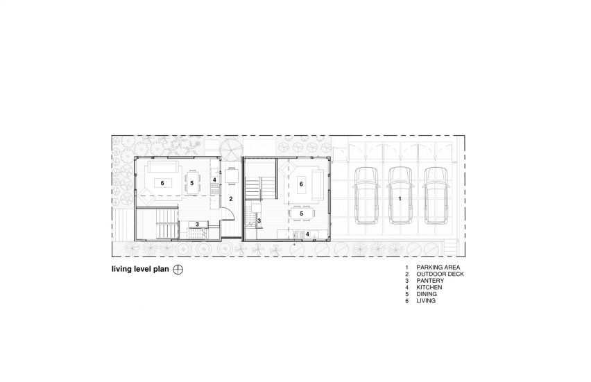 Living level floor plan